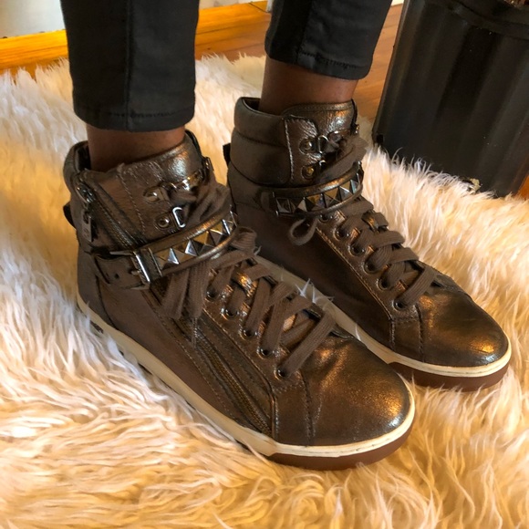 Micheal Kors Hightop Sneakers - Picture 2 of 5